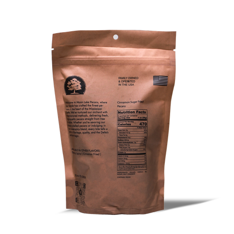 1/2 Pound | Cinnamon Fried Pecans | Sweet